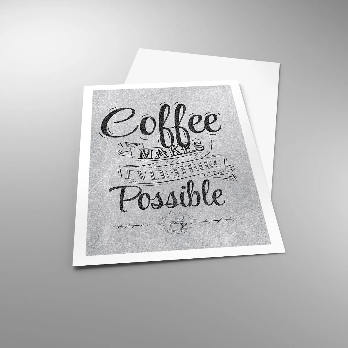 Poster - Wie kann man Kaffee nicht lieben? - 61x91 cm