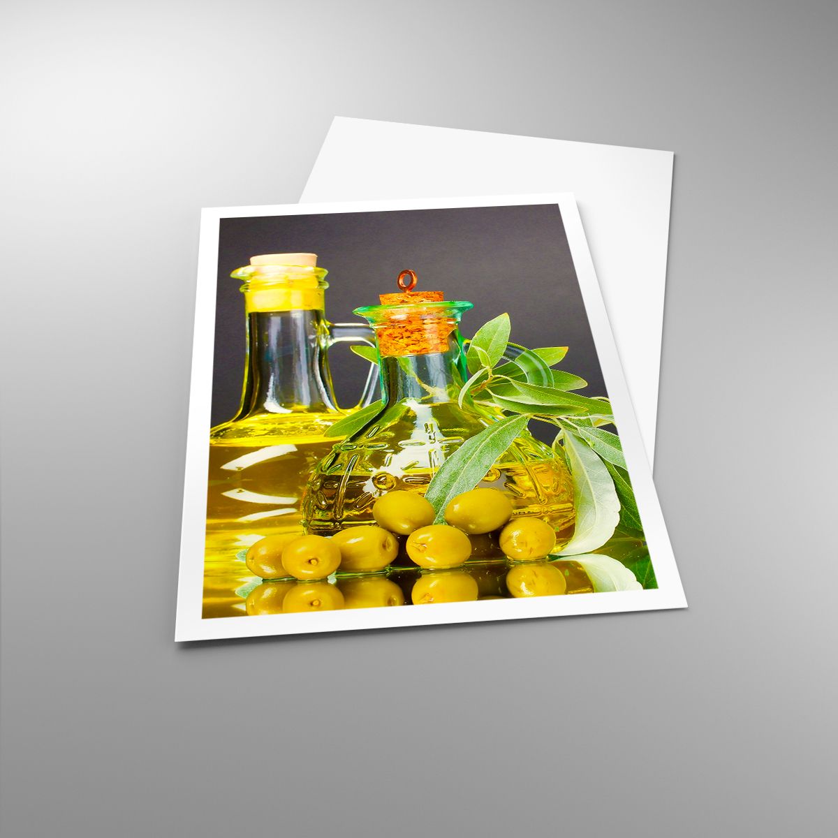 Affiche La Gastronomie, Affiche Olives, Affiche Pétrole, Affiche Épices, Affiche Culinaire