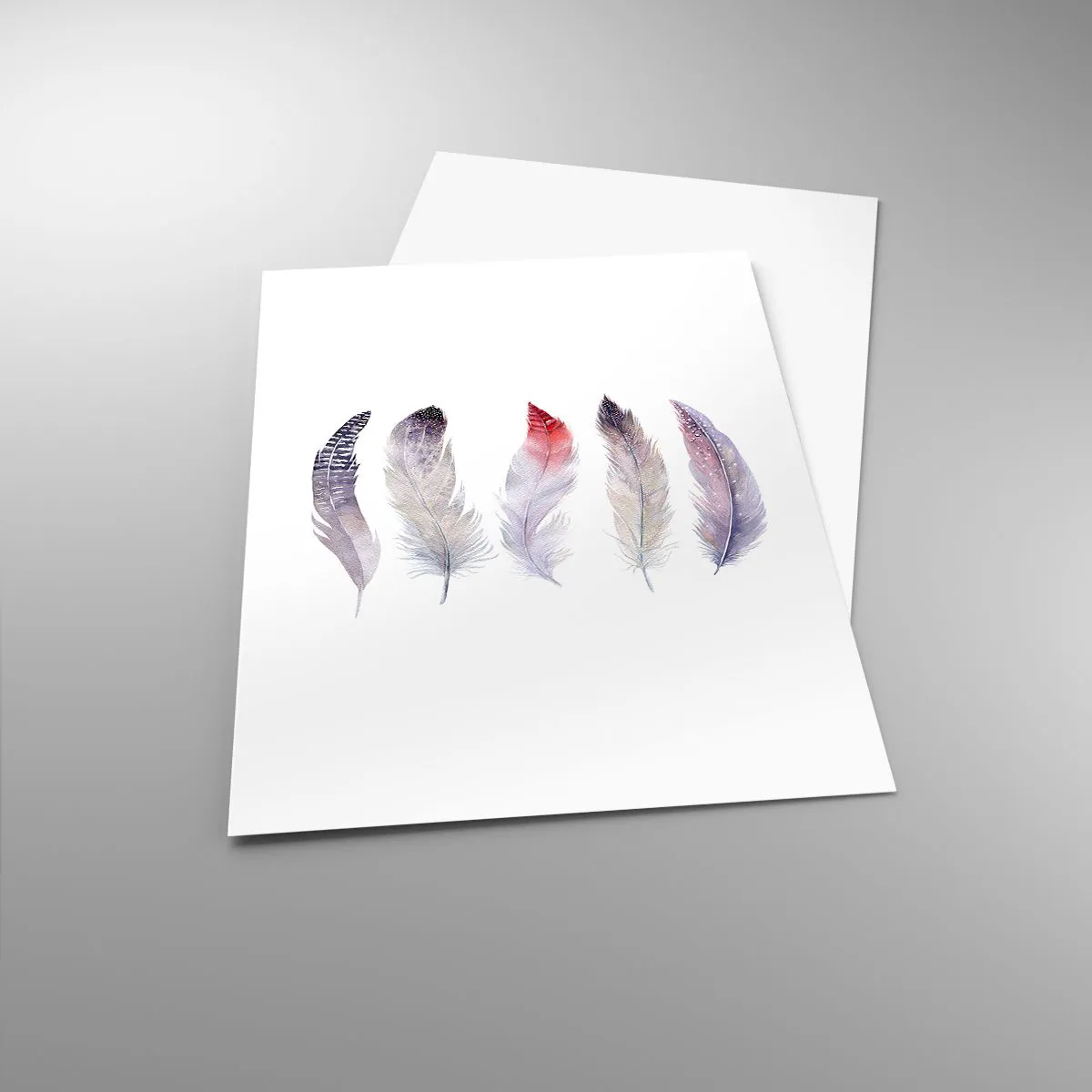 Plakat - Delikatne jak różnobarwna mgła - 70x100 cm