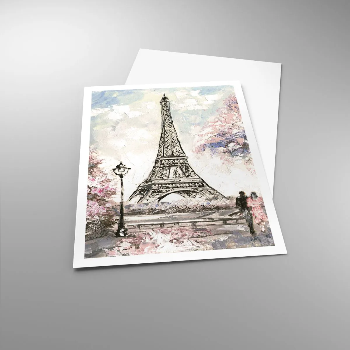 Plakat - Kwietniowy spacer po Paryżu - 70x100 cm