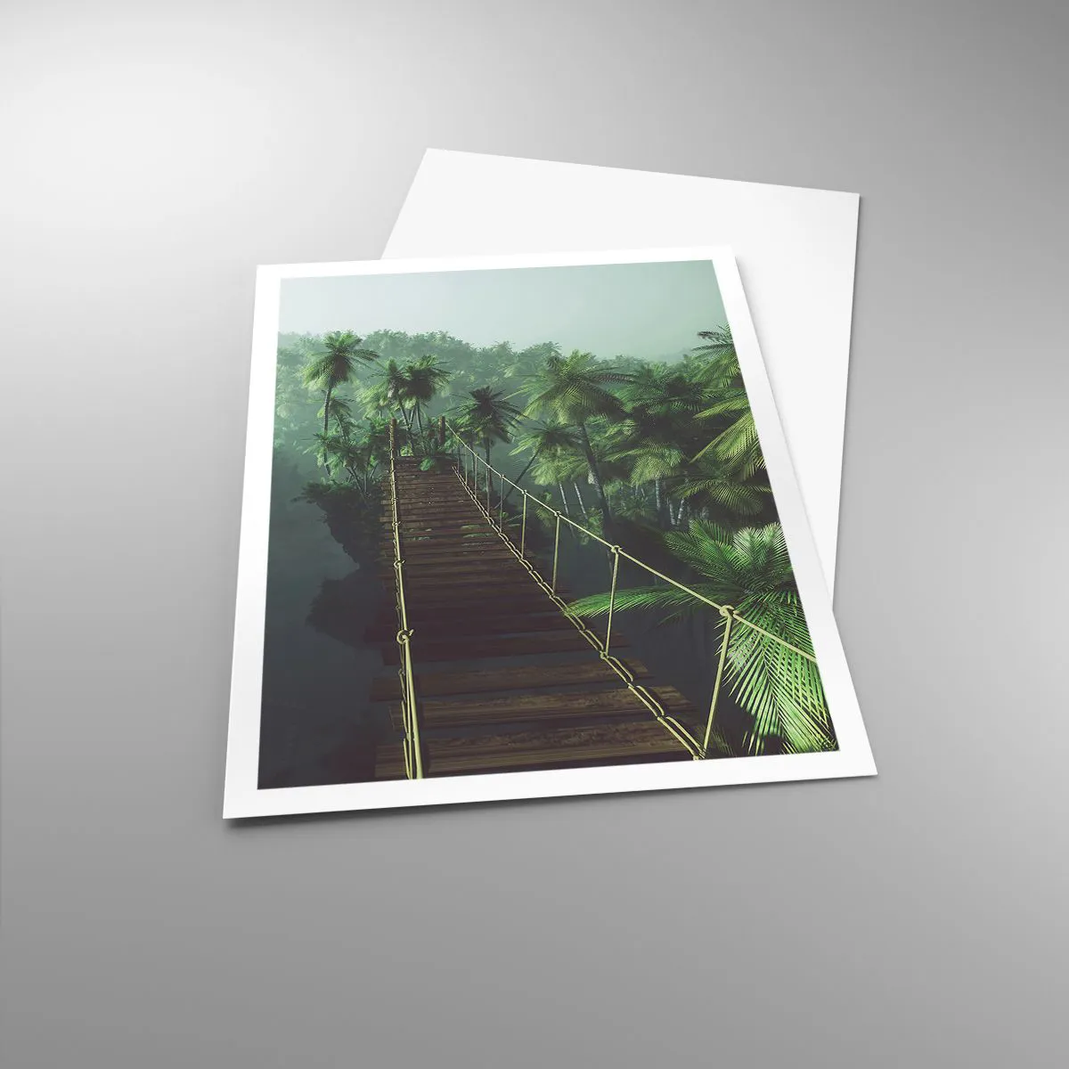 Poster - Über der Brandung des Grüns - 70x100 cm