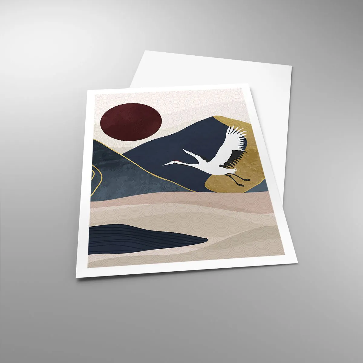 Affiche - Poster - Encore une fois, la journée s'est ÉCOULÉE - 70x100 cm