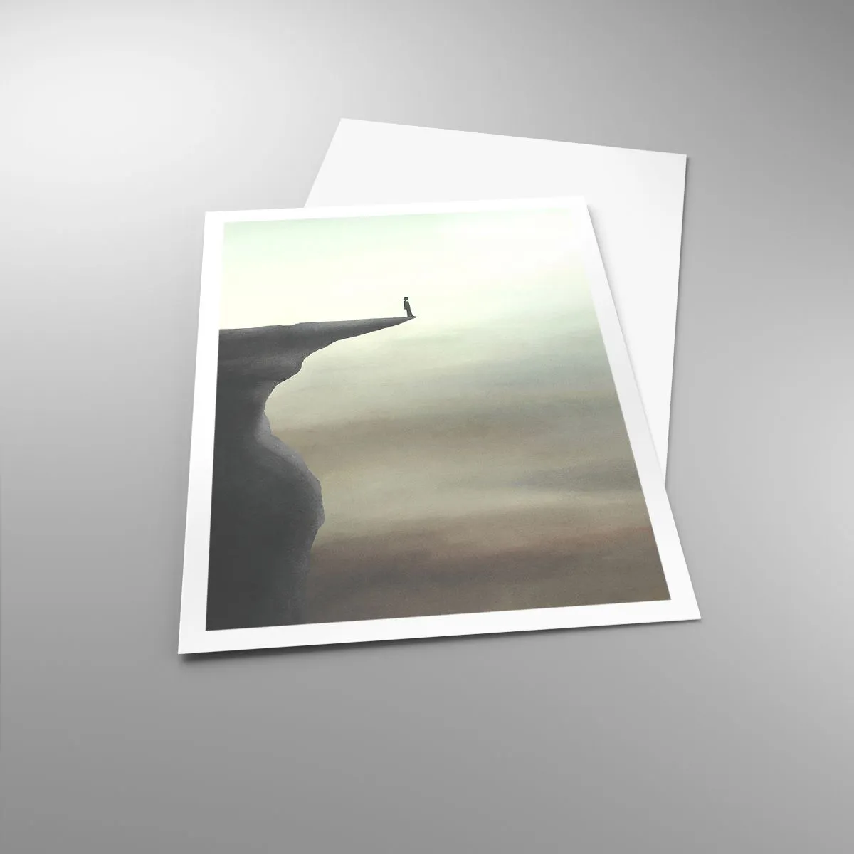 Poster - Nach oben, natürlich! - 70x100 cm