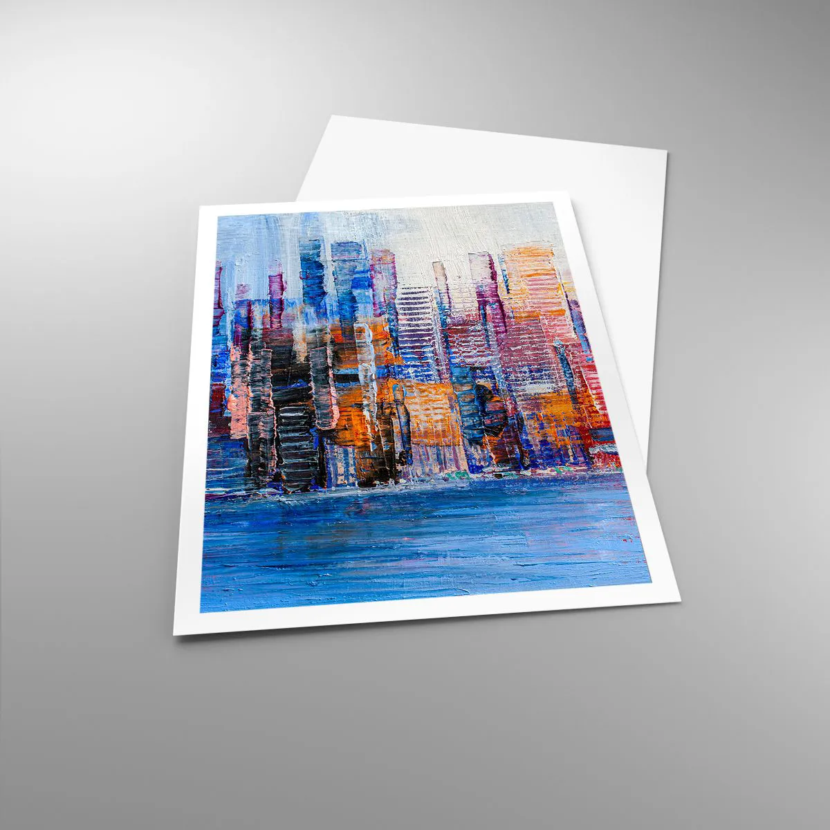 Affisch - En glädjefylld metropol - 70x100 cm