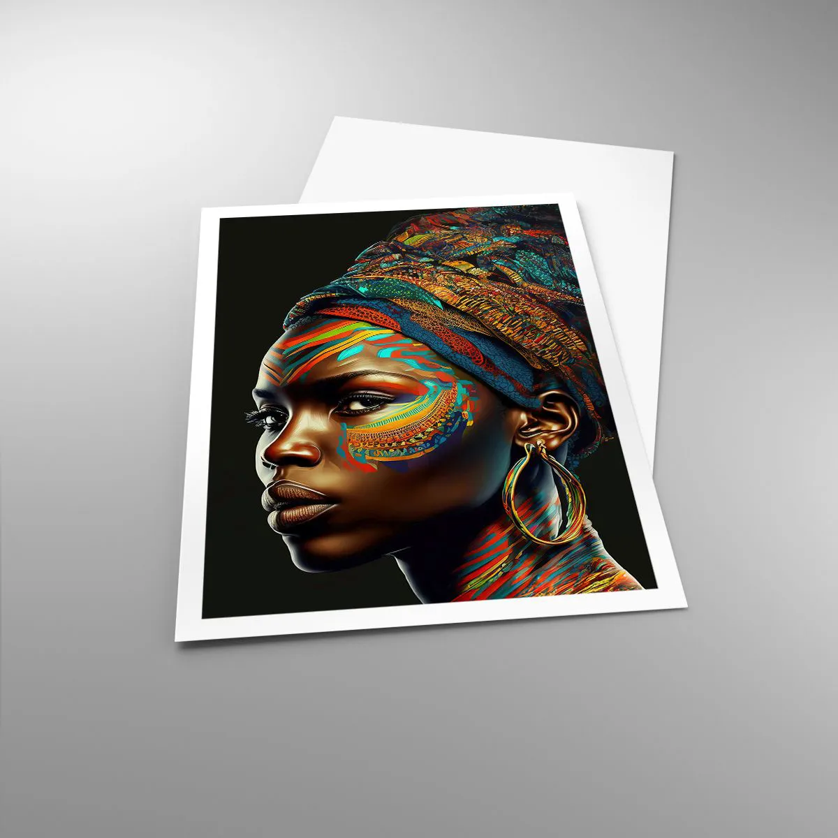 Plakat - Afrykańska królowa - 70x100 cm