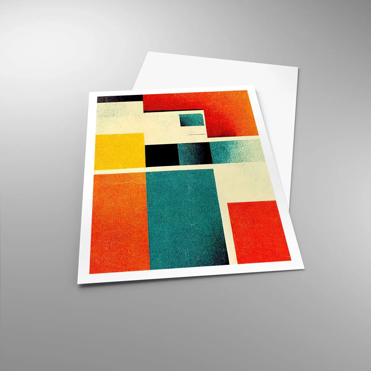 Poster - Geometric Abstract - Good Energy - 70x100 cm