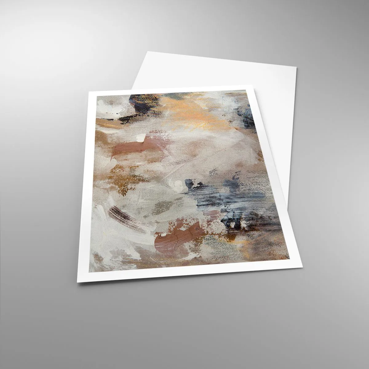 Poster - Neblige Abstraktion - 70x100 cm