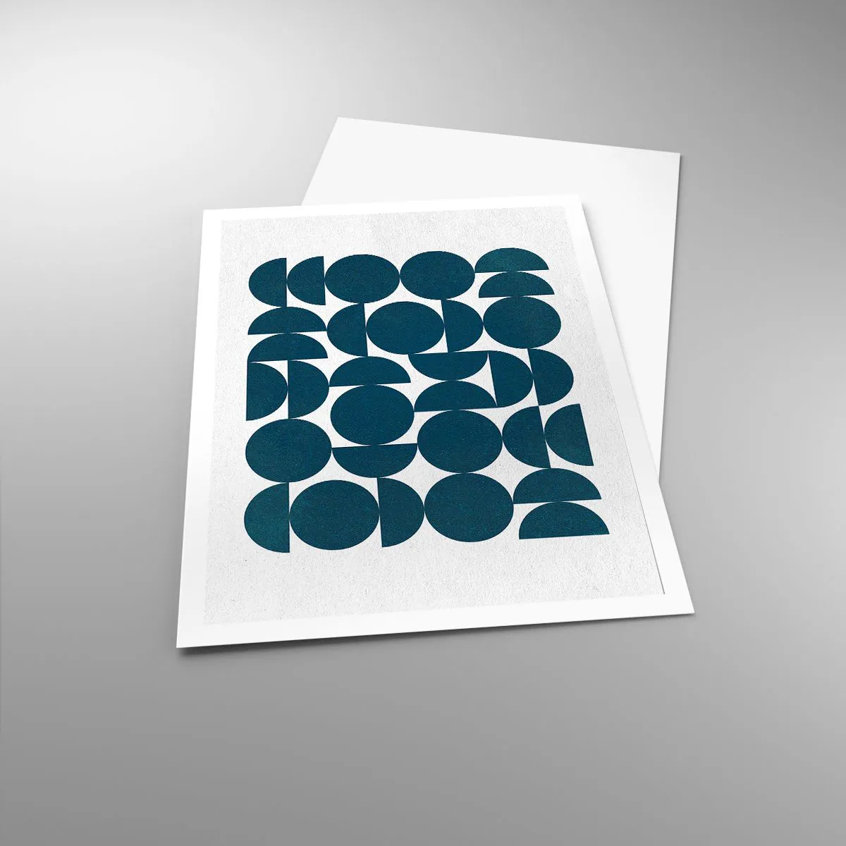 Poster - Circles and Semicircles - 70x100 cm