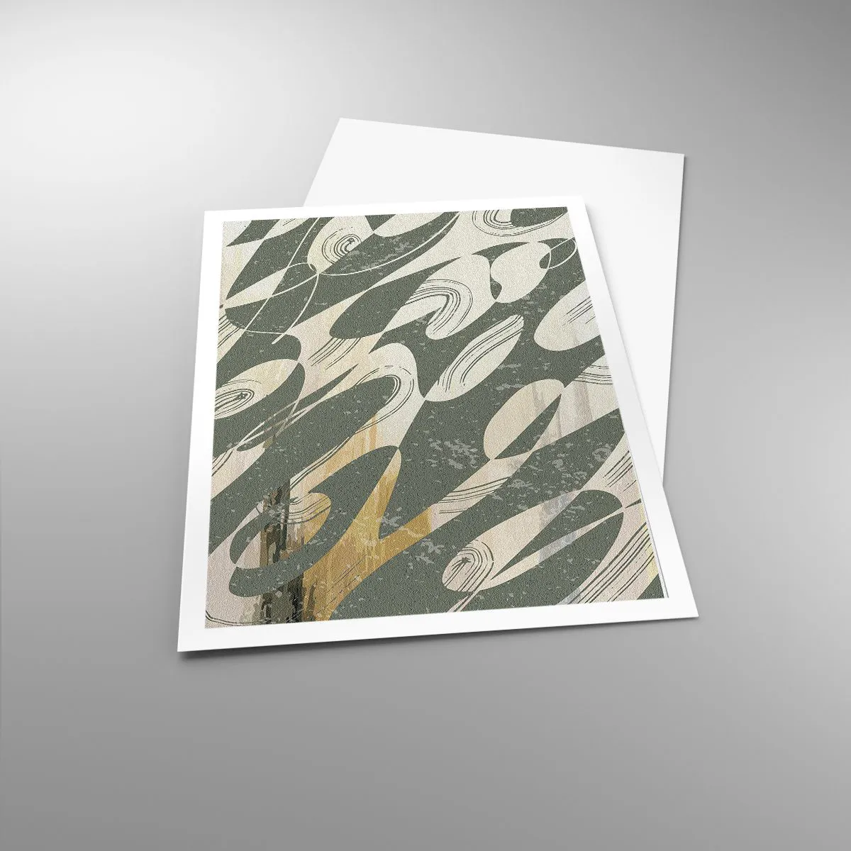 Poster - Ritmische abstractie - 70x100 cm