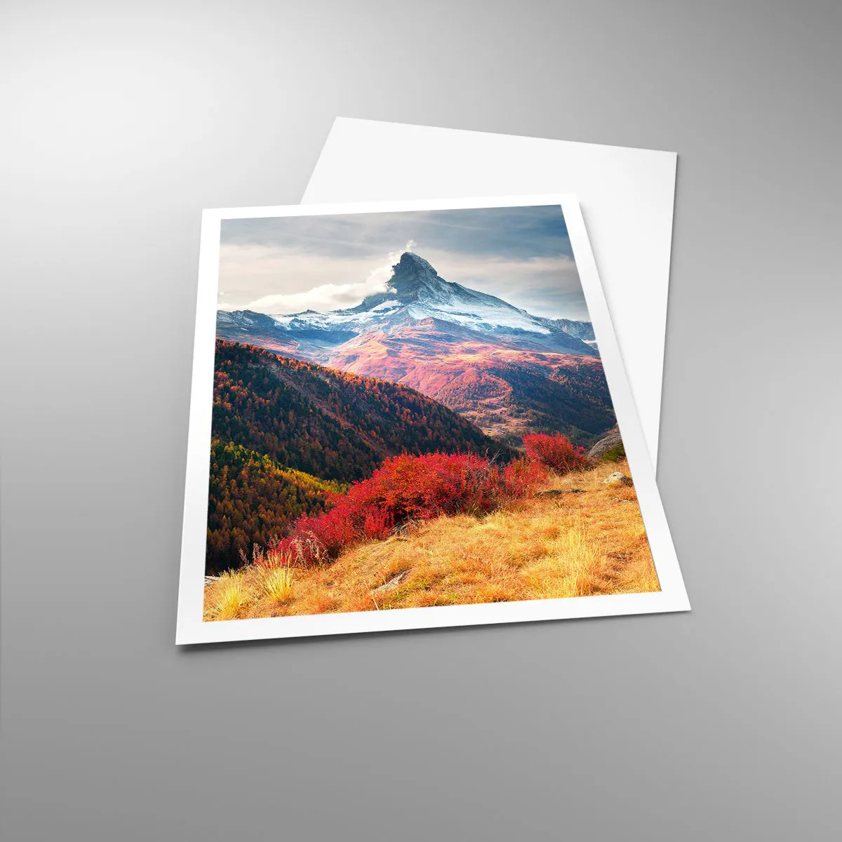 Plakat - Alpernes efterår - 70x100 cm