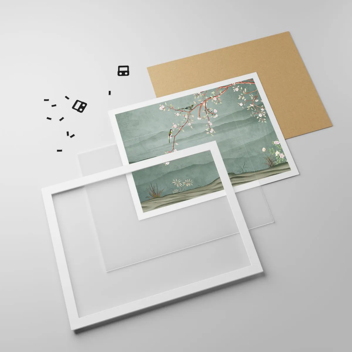 Poszter fekete keretben - Tavasz, ah, te vagy az - 70x50 cm