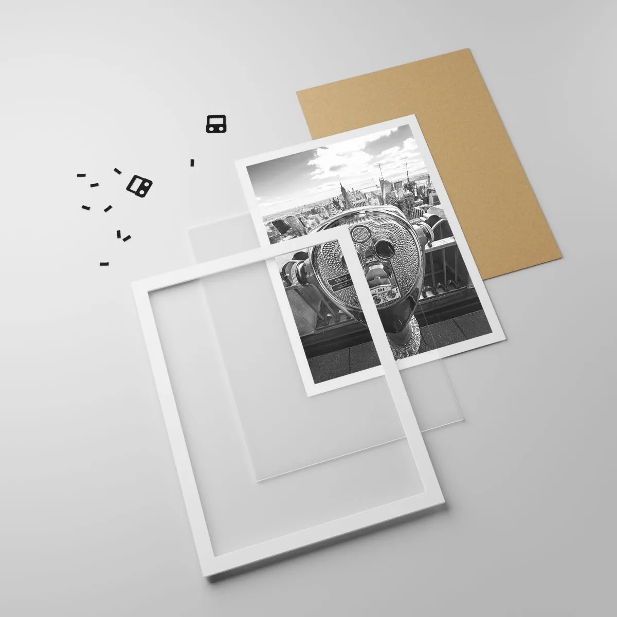 Poszter fekete keretben - A városok városa - 70x100 cm