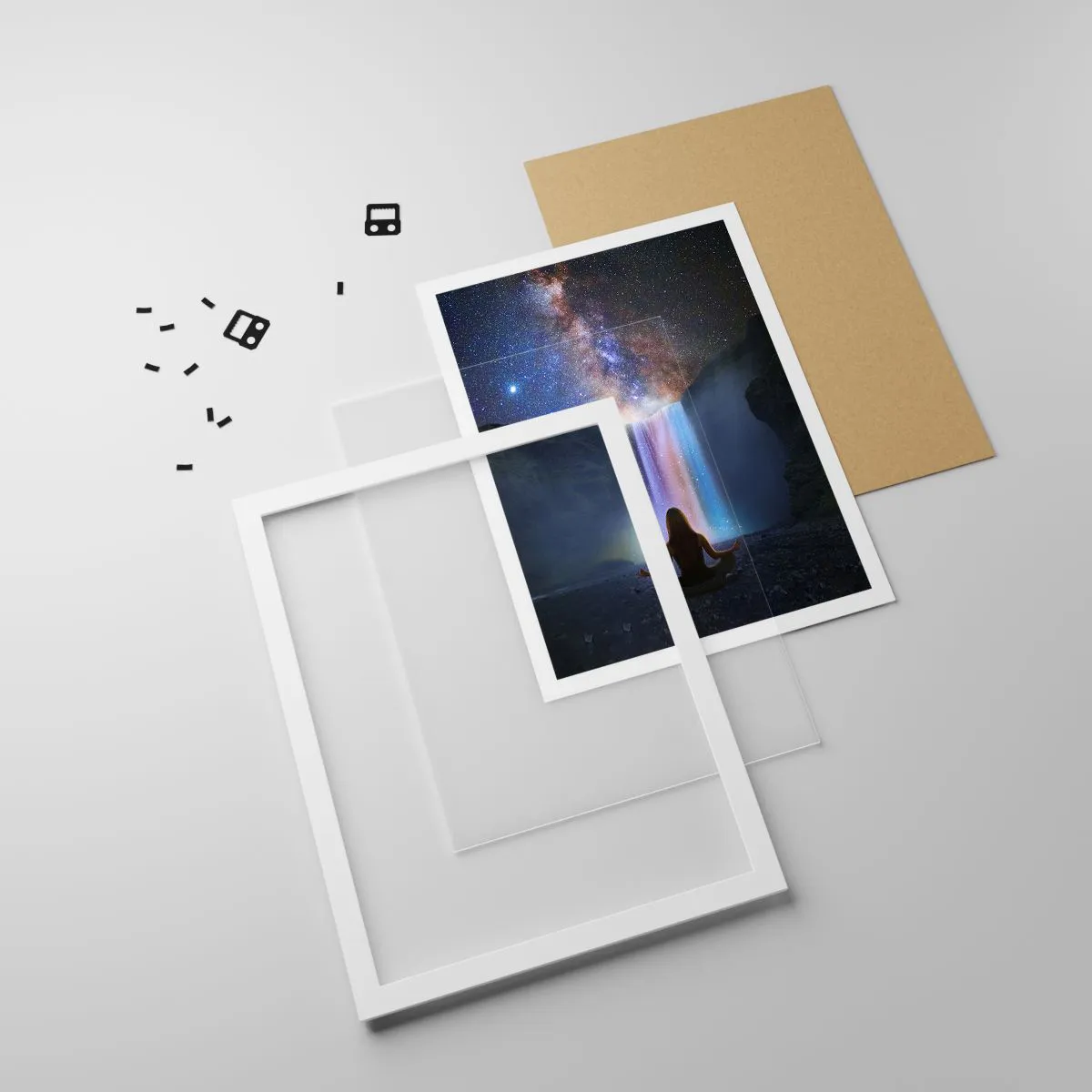 Poster in white frmae - Absolute Harmony - 61x91 cm