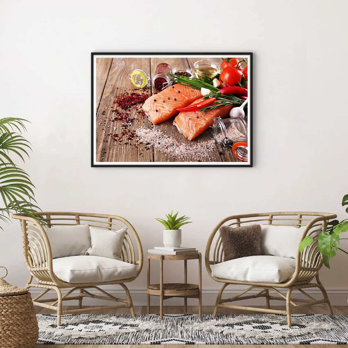 Plakát v černém rámu - Norské dobrodružství v kuchyni - 100x70 cm