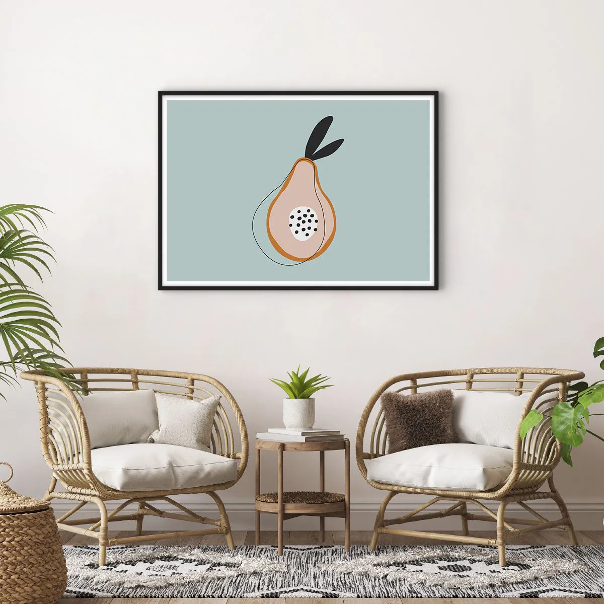 Poszter fehér keretben - Behatolás a dolgok természetébe - 100x70 cm