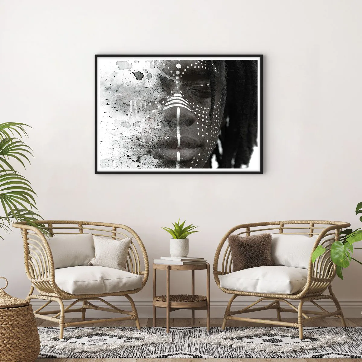 Plakát v černém rámu - Objev původního ducha - 100x70 cm