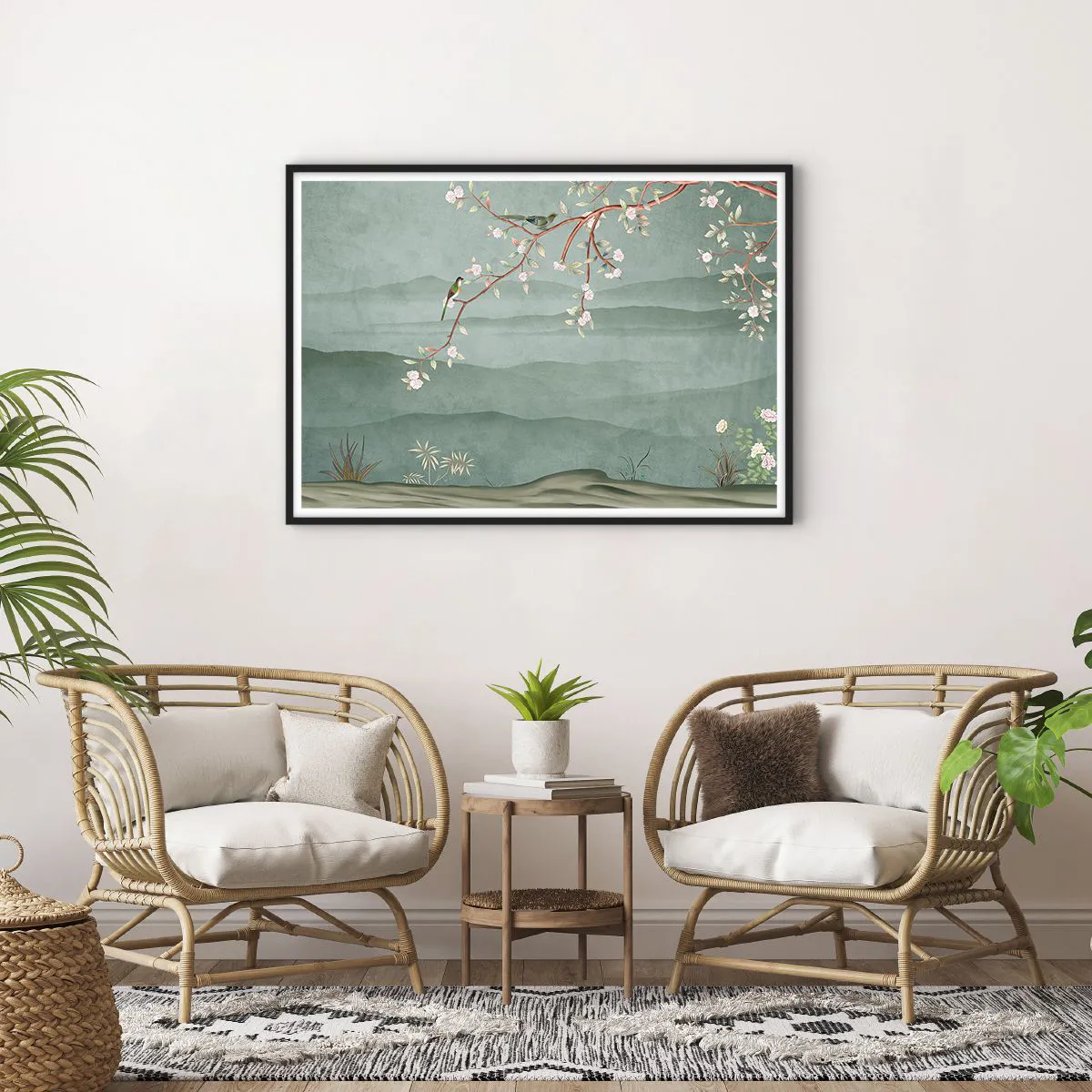 Poszter fehér keretben - Tavasz, ah, te vagy az - 100x70 cm