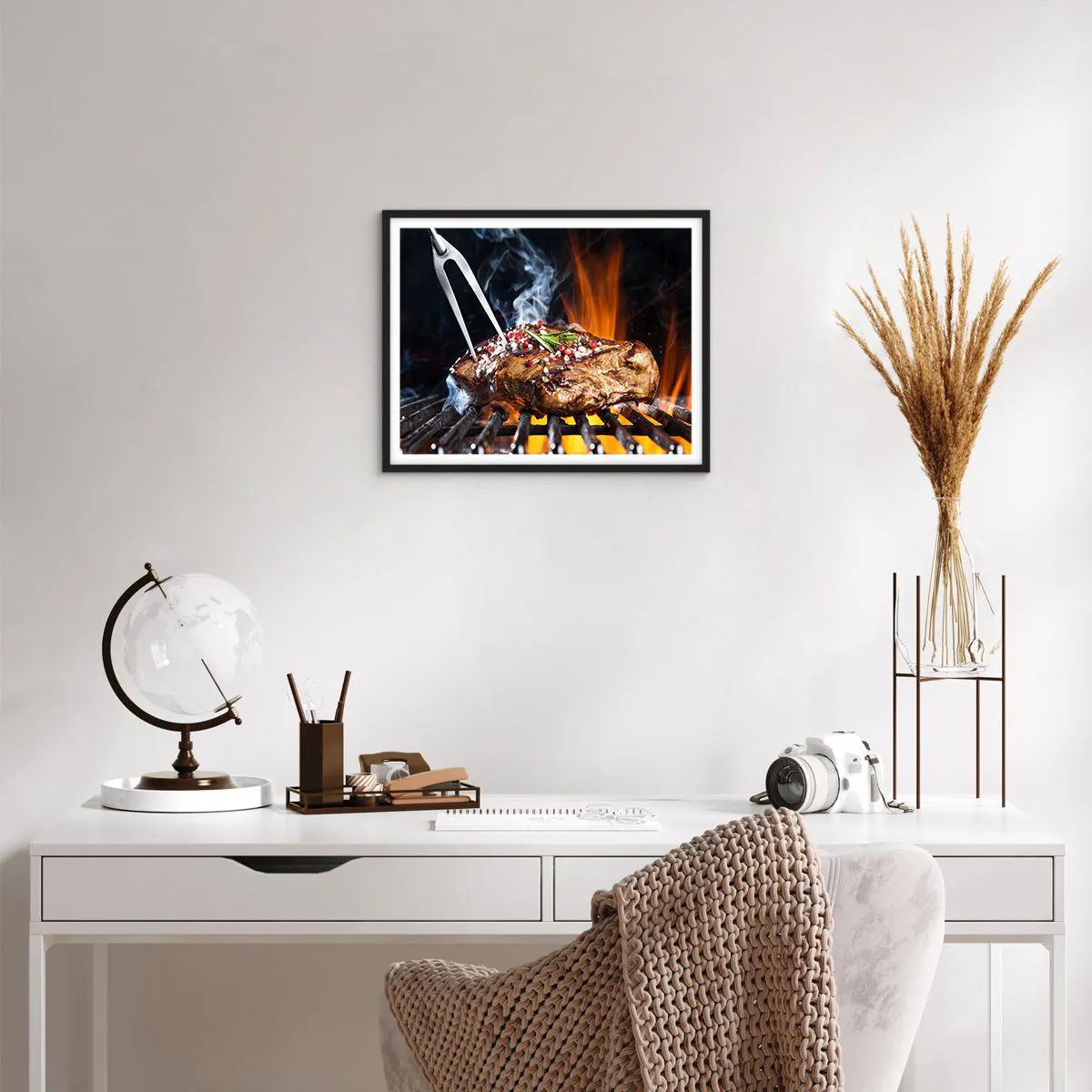 Plakát v černém rámu - Šťavnaté a voňavé - 50x40 cm