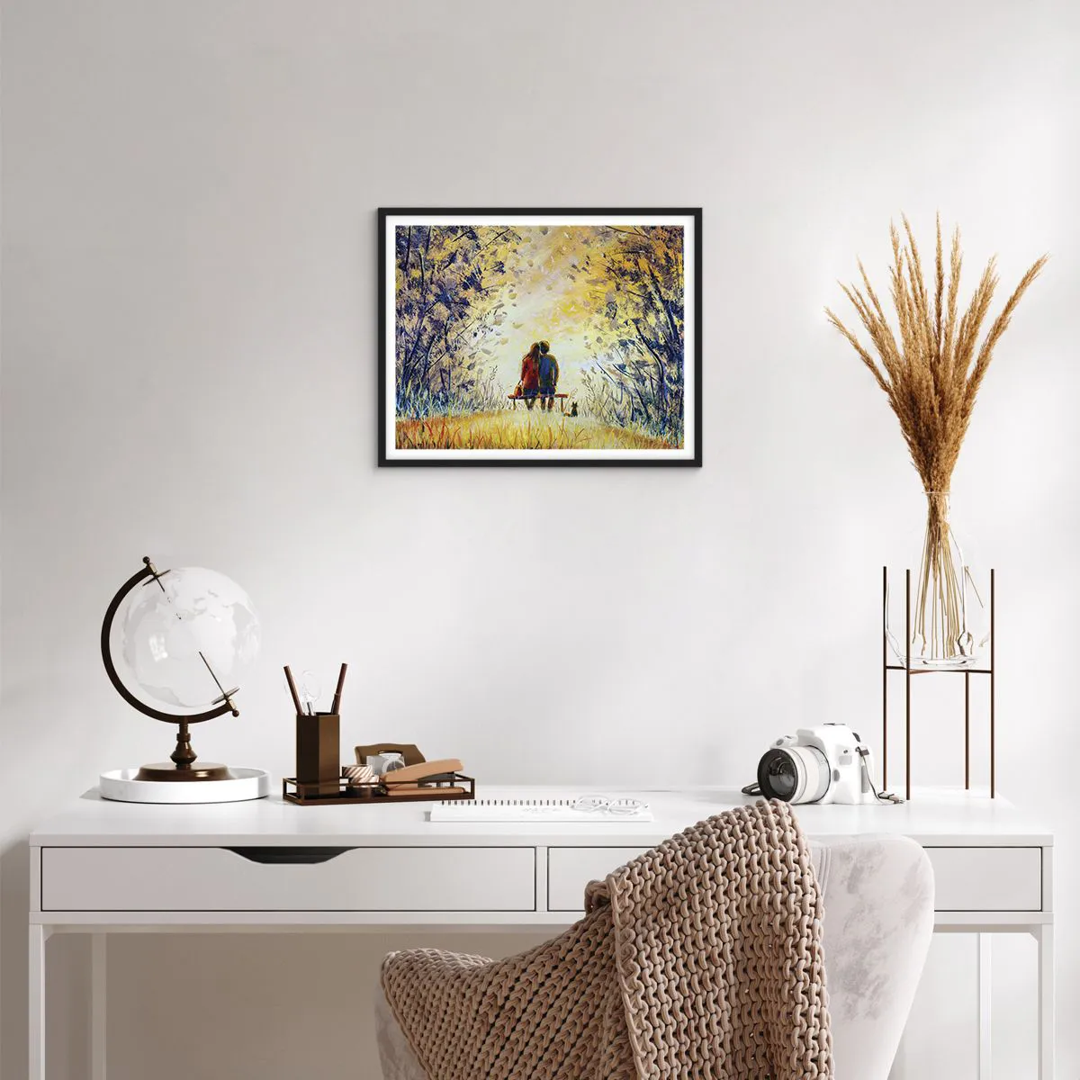 Poszter fehér keretben - Varázslatos pillanat - 50x40 cm