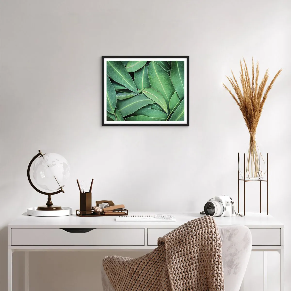 Plakat w czarnej ramie - Soczyste i świeże - 50x40 cm