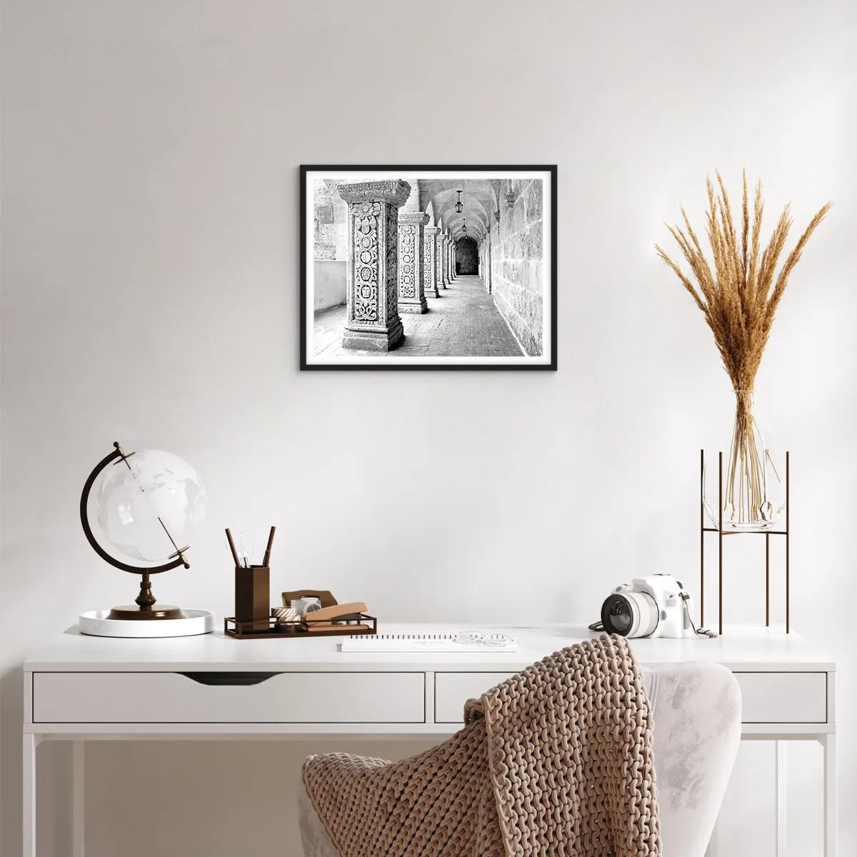 Poszter fehér keretben - És hová megy...? - 50x40 cm