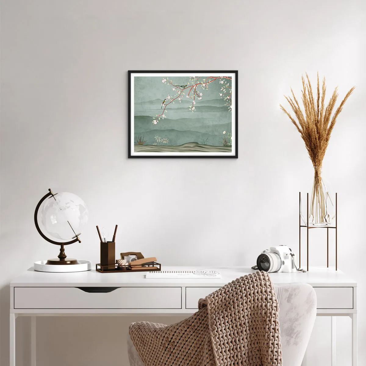 Poszter fehér keretben - Tavasz, ah, te vagy az - 50x40 cm