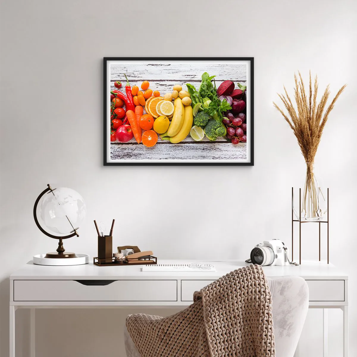 Affisch i svart ram - Räcker det inte? - 70x50 cm