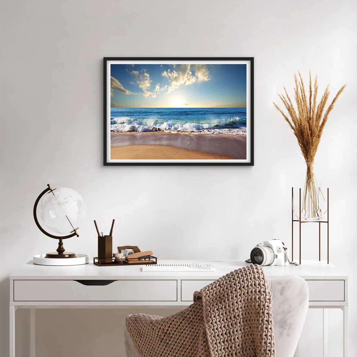 Plakát v černém rámu - Pohyb a nehybnost zároveň - 70x50 cm