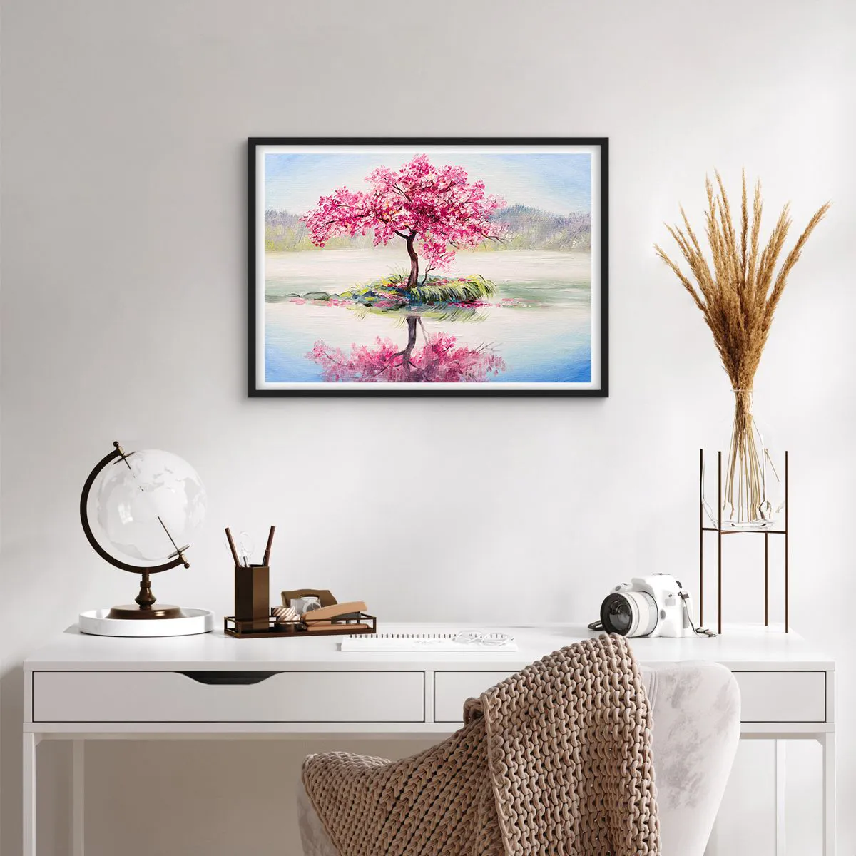 Poster in black frame - Spring Holiday - 70x50 cm