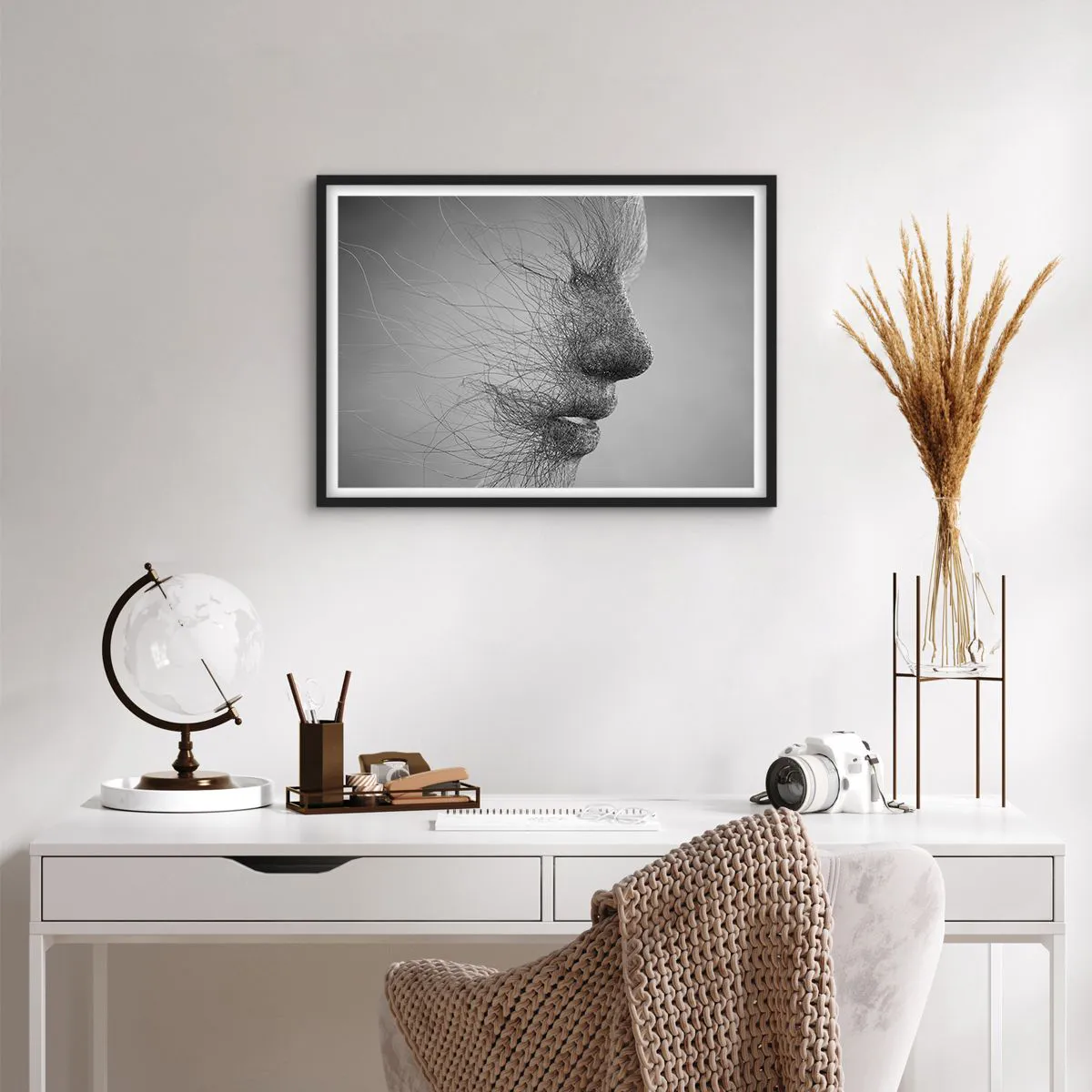Poster in black frame - Spirit of the Wind - 70x50 cm