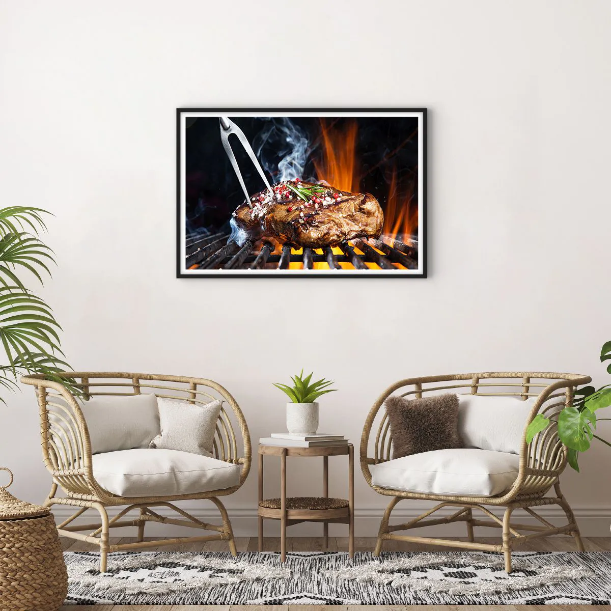 Poszter fehér keretben - Lédús és illatos - 91x61 cm