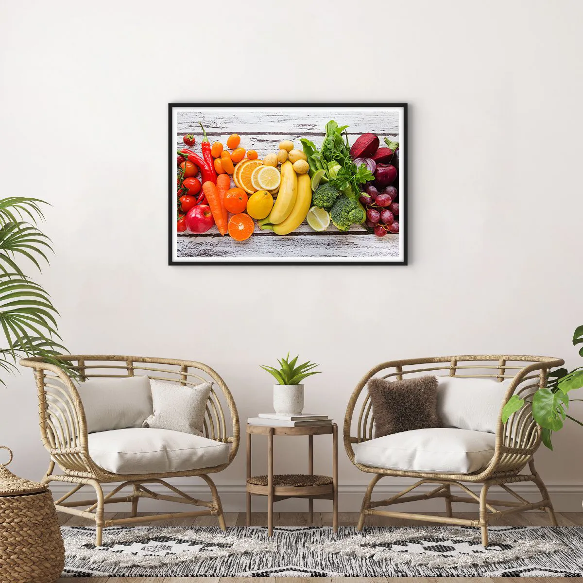 Affisch i svart ram - Räcker det inte? - 91x61 cm