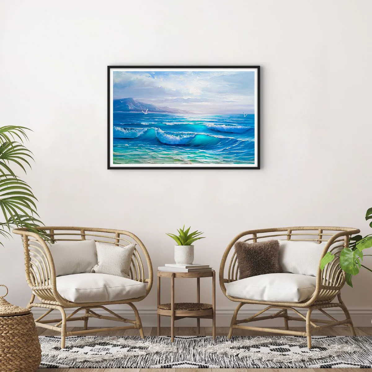 Poszter fehér keretben - Megkönnyebbülést hoz - 91x61 cm