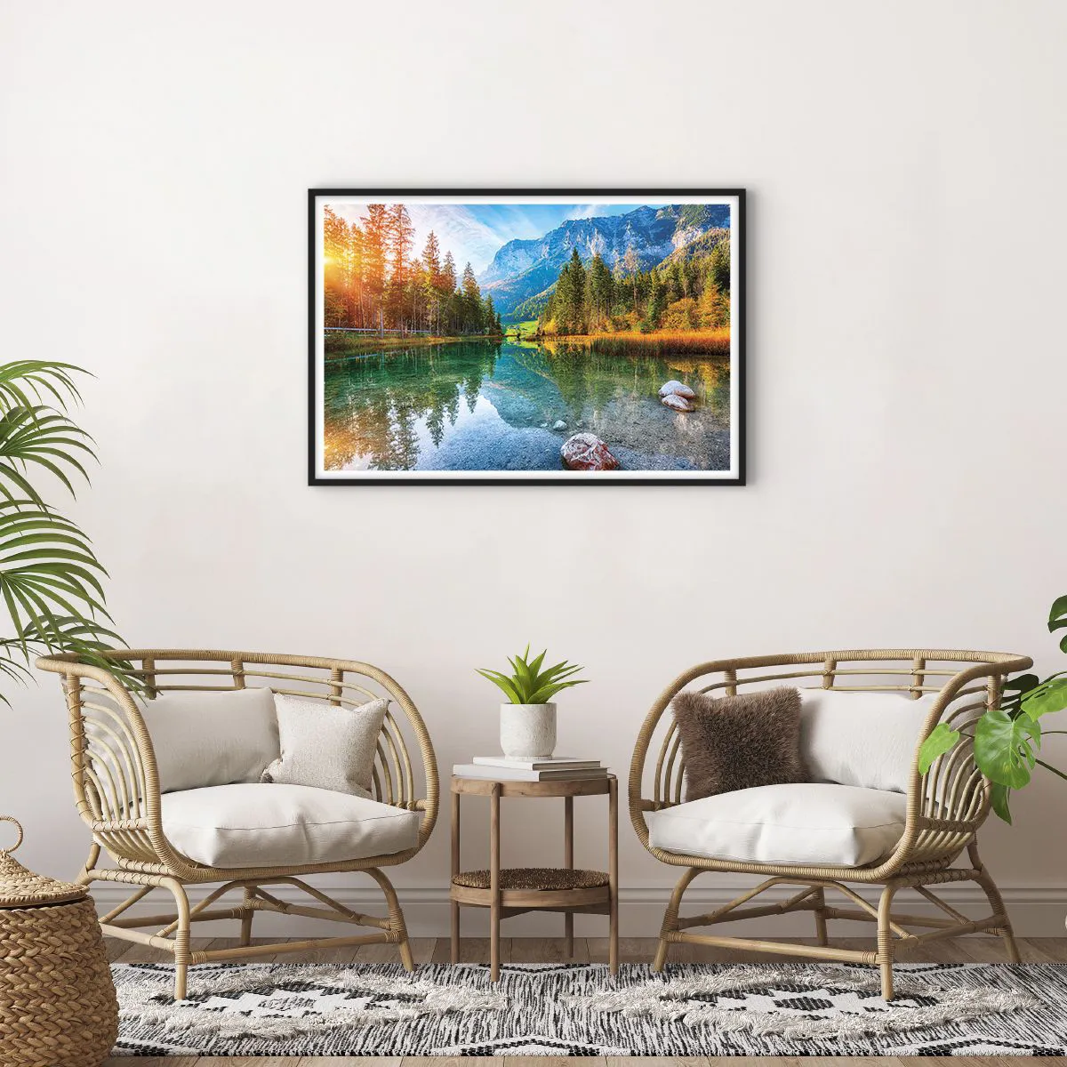 Poster in black frame - Mellow Autumn - 91x61 cm