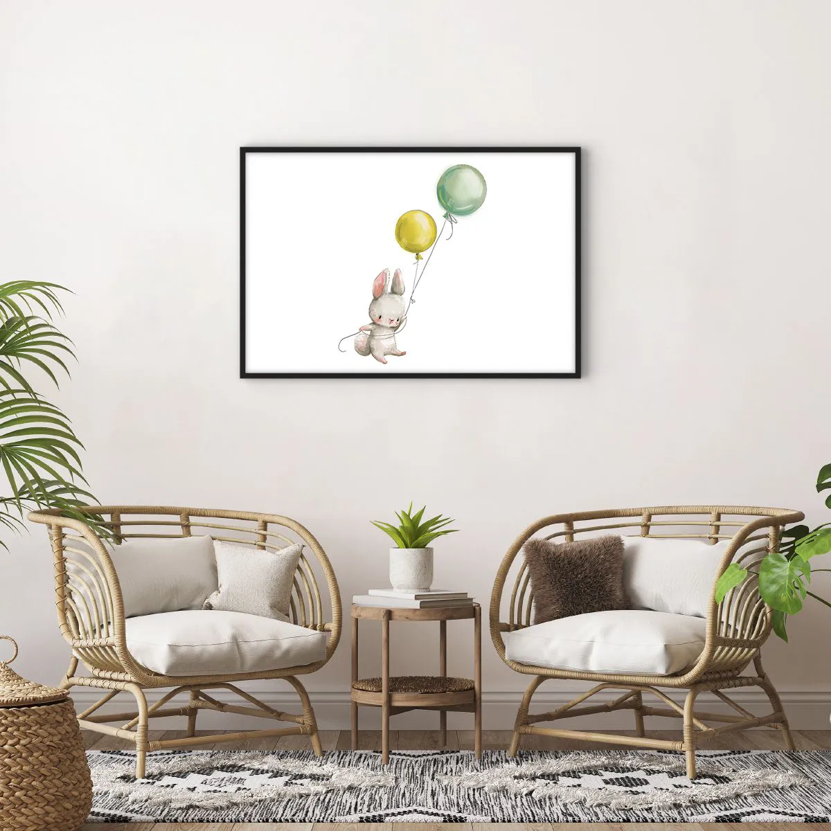 Plagát v čiernom ráme - Poletím aj ja! - 91x61 cm