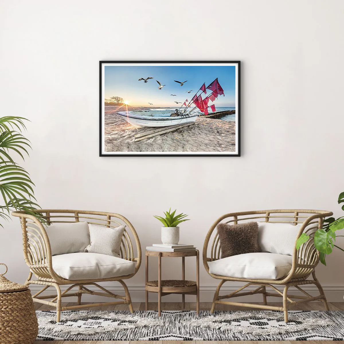 Poster în ramă neagră - O odihnă binemeritată - 91x61 cm