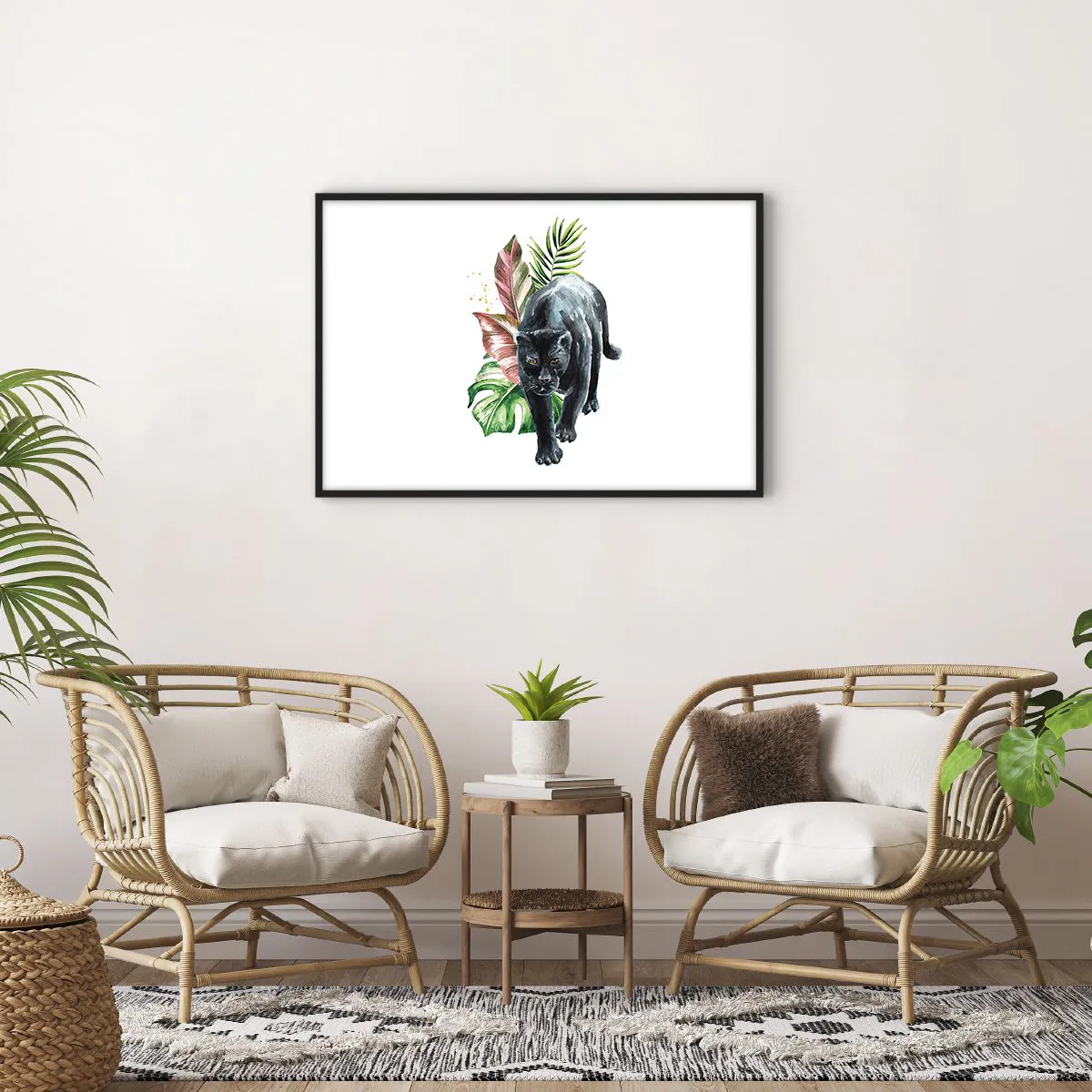 Plakat w czarnej ramie - Dzikość serca - 91x61 cm