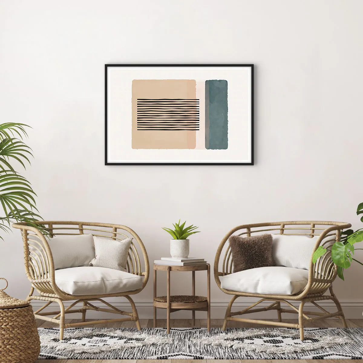 Poster in black frame - All in Order - 91x61 cm