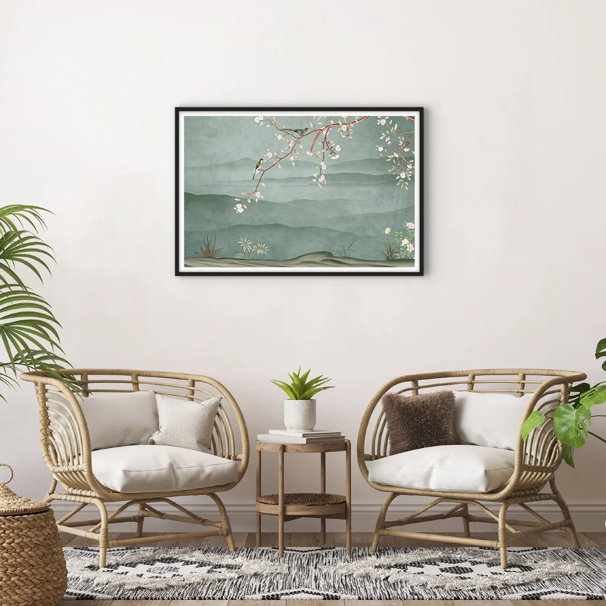 Poszter fehér keretben - Tavasz, ah, te vagy az - 91x61 cm