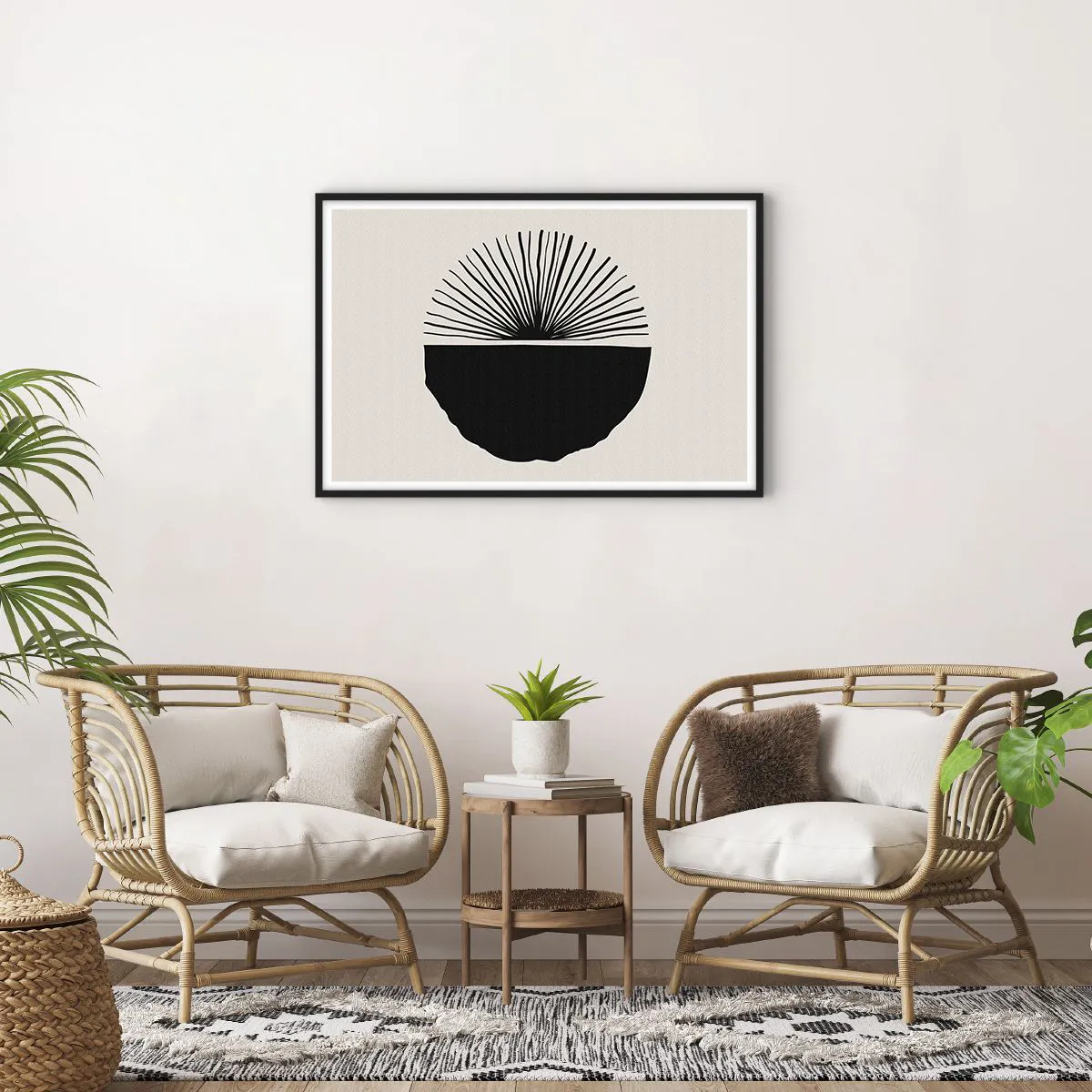 Poster in einem schwarzem Rahmen - Eine Reihe von Möglichkeiten - 91x61 cm