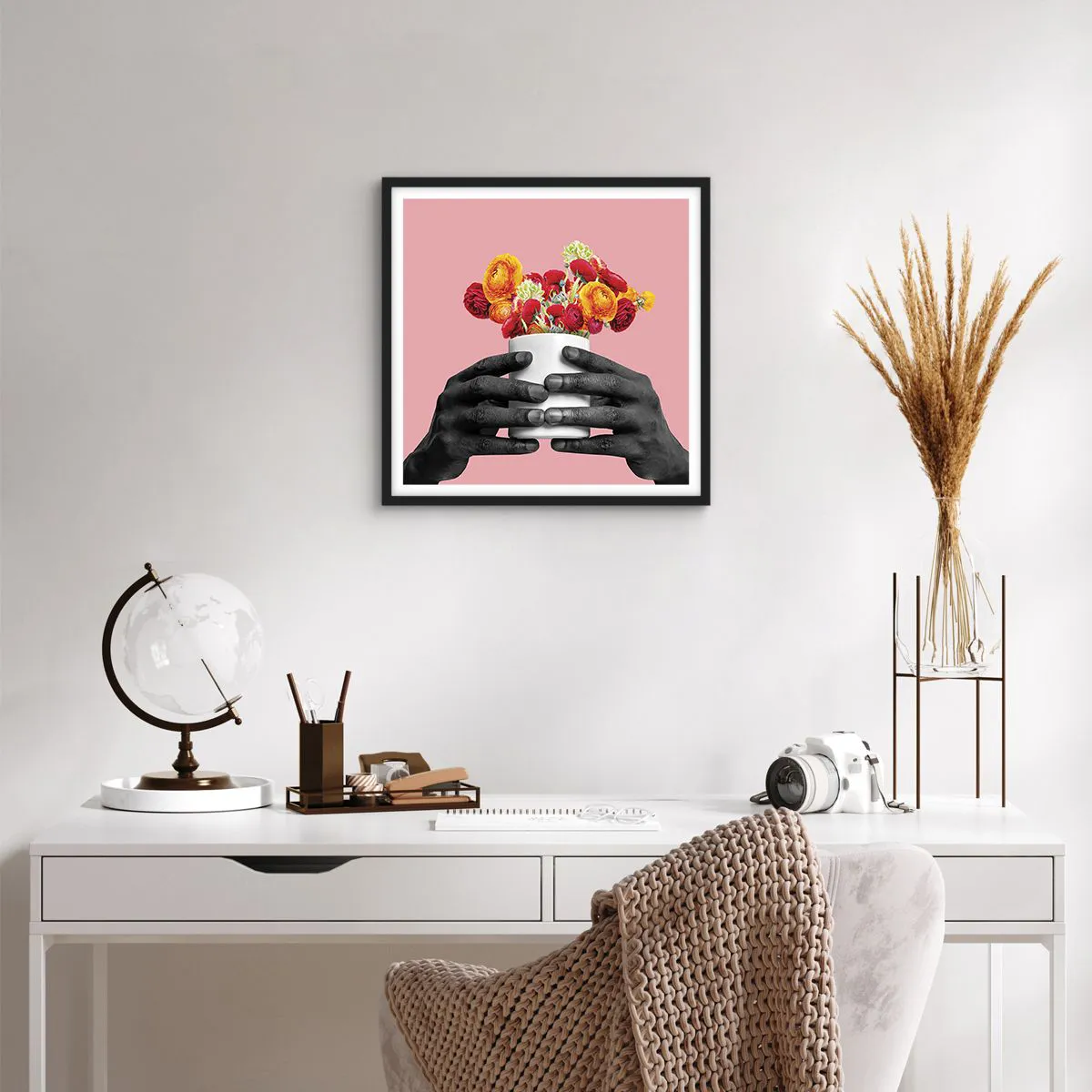 Poszter fehér keretben - Az élet apoteózisa - 40x40 cm