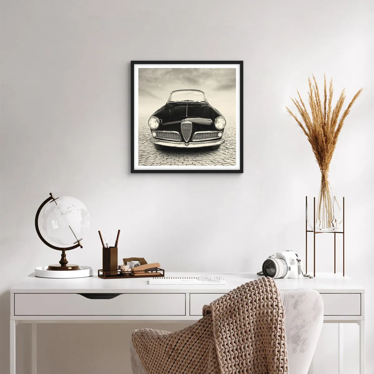 Poster in black frame - How Can You not Love Me? - 50x50 cm