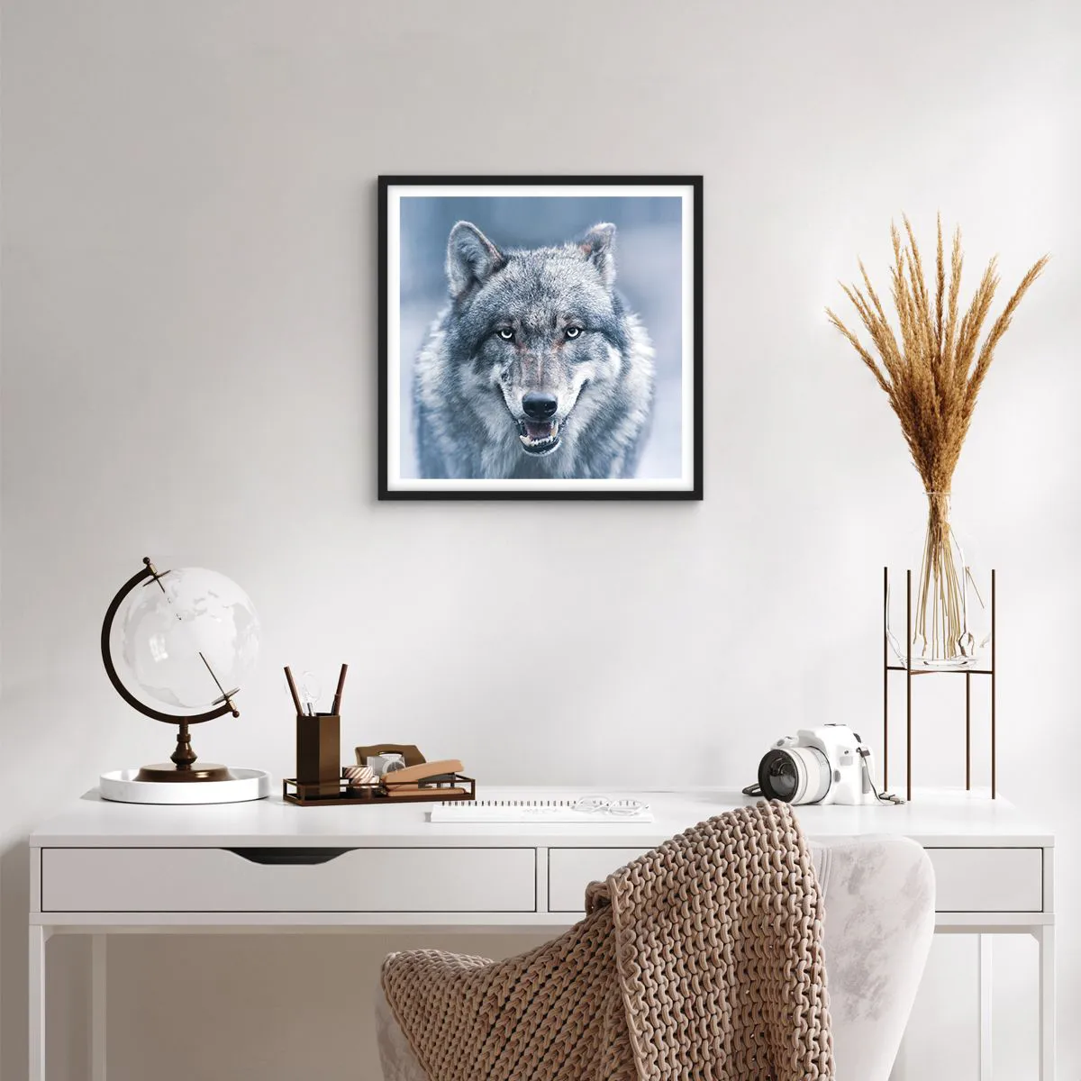 Poszter fehér keretben - Vállalod a kihívást? - 50x50 cm