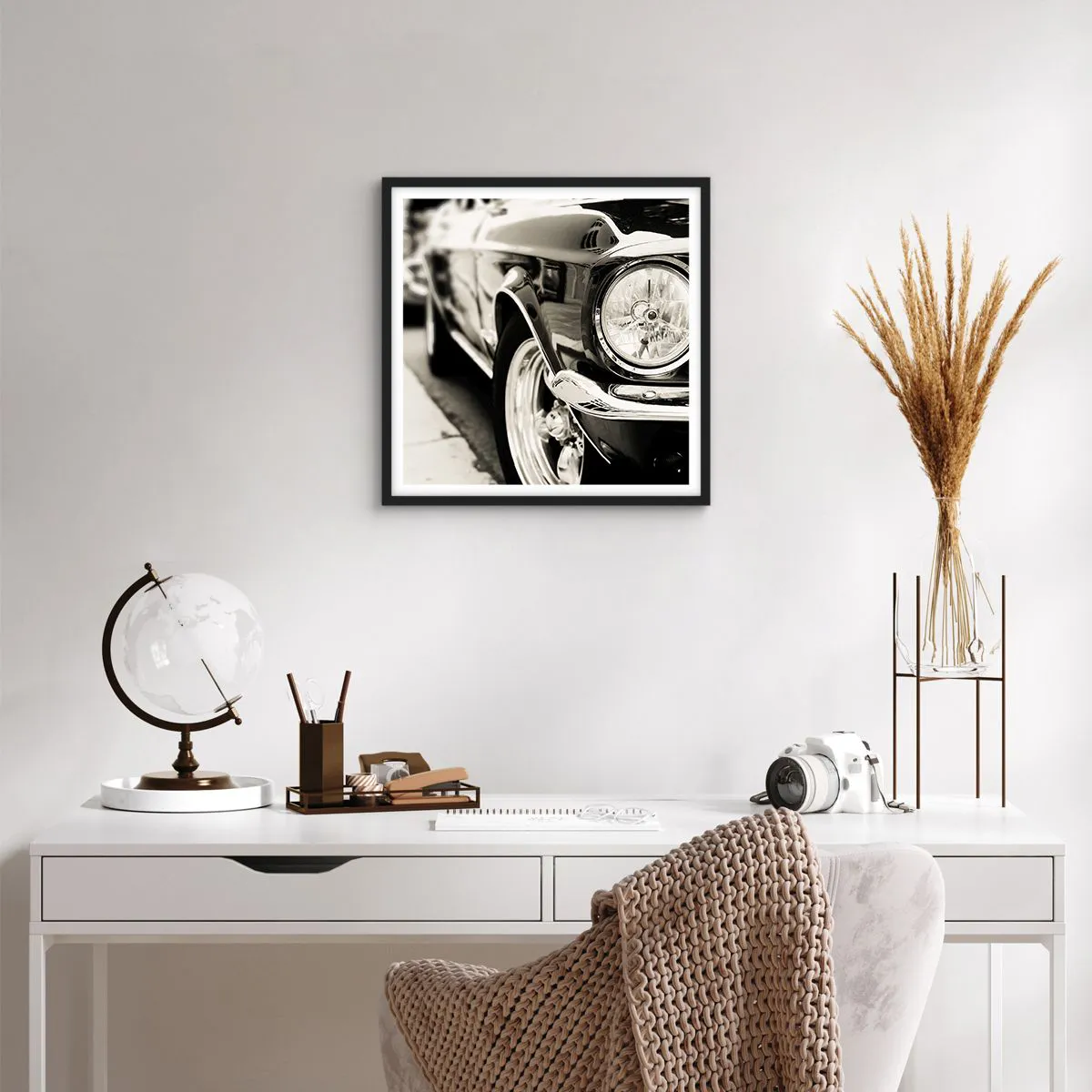 Poster in black frame - Lasting Shine - 50x50 cm
