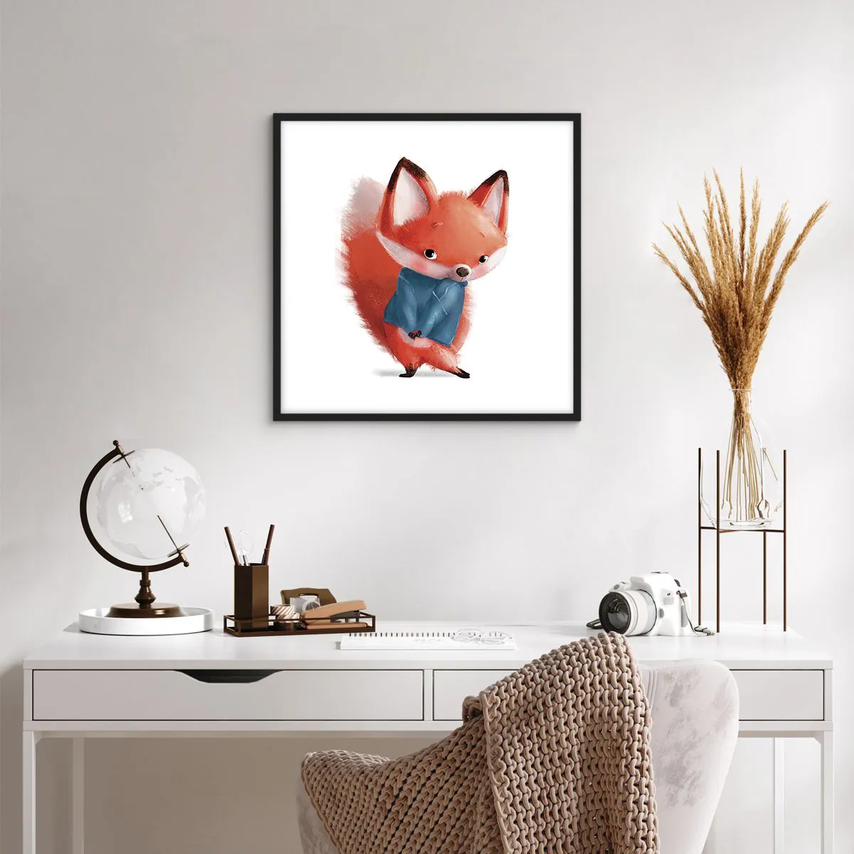 Poster in black frame - Do I Look Good in It? - 60x60 cm