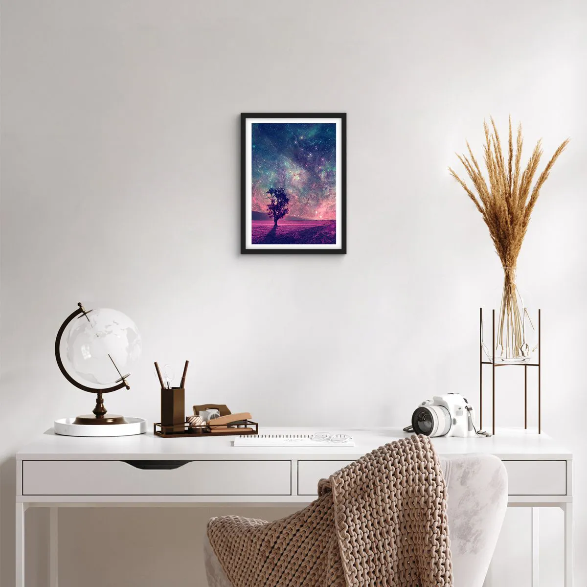 Poszter fehér keretben - Varázslatos ég alatt - 30x40 cm