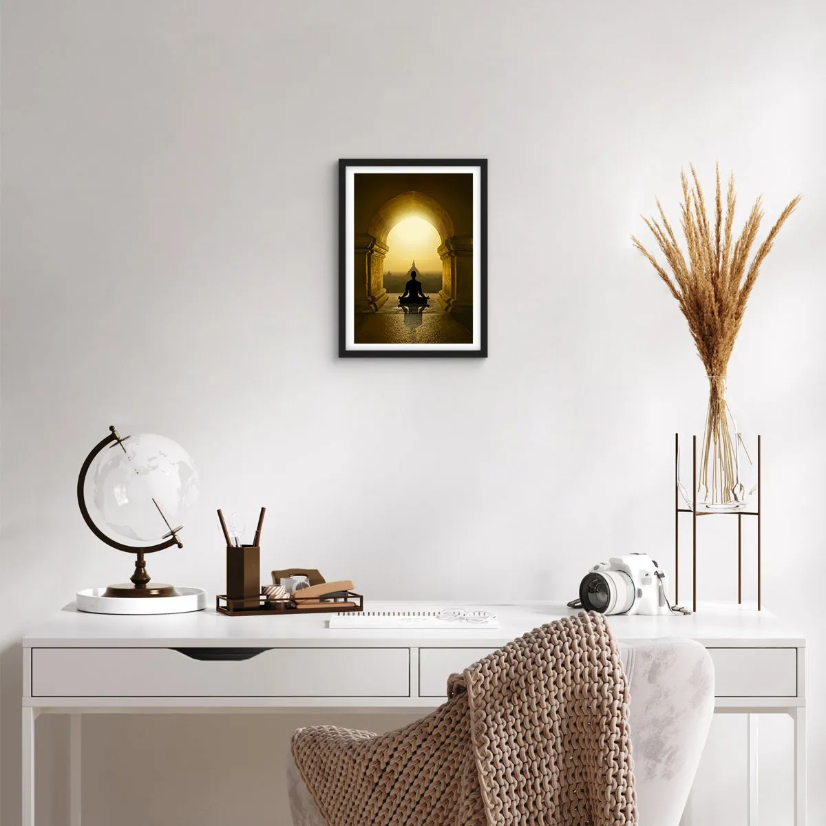 Poster in cornice nera - Armonia completa - 30x40 cm