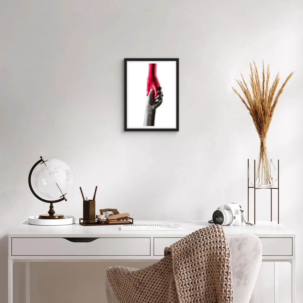 Poster in black frame - Together, although Different - 30x40 cm