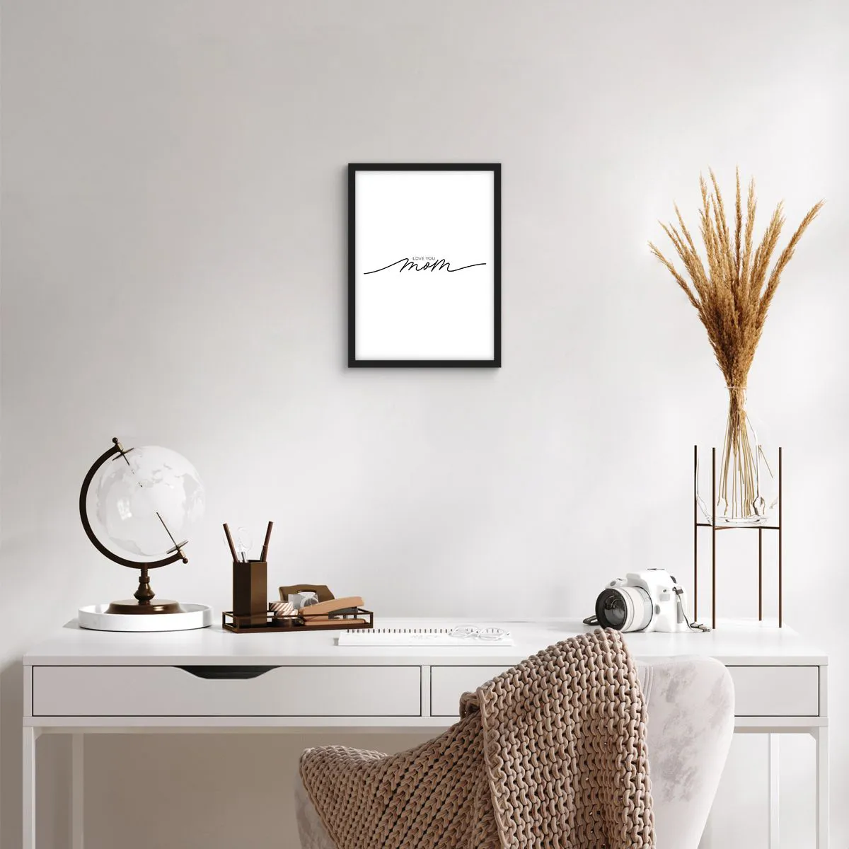 Pôster com moldura preta - Uma grande emoção - 30x40 cm