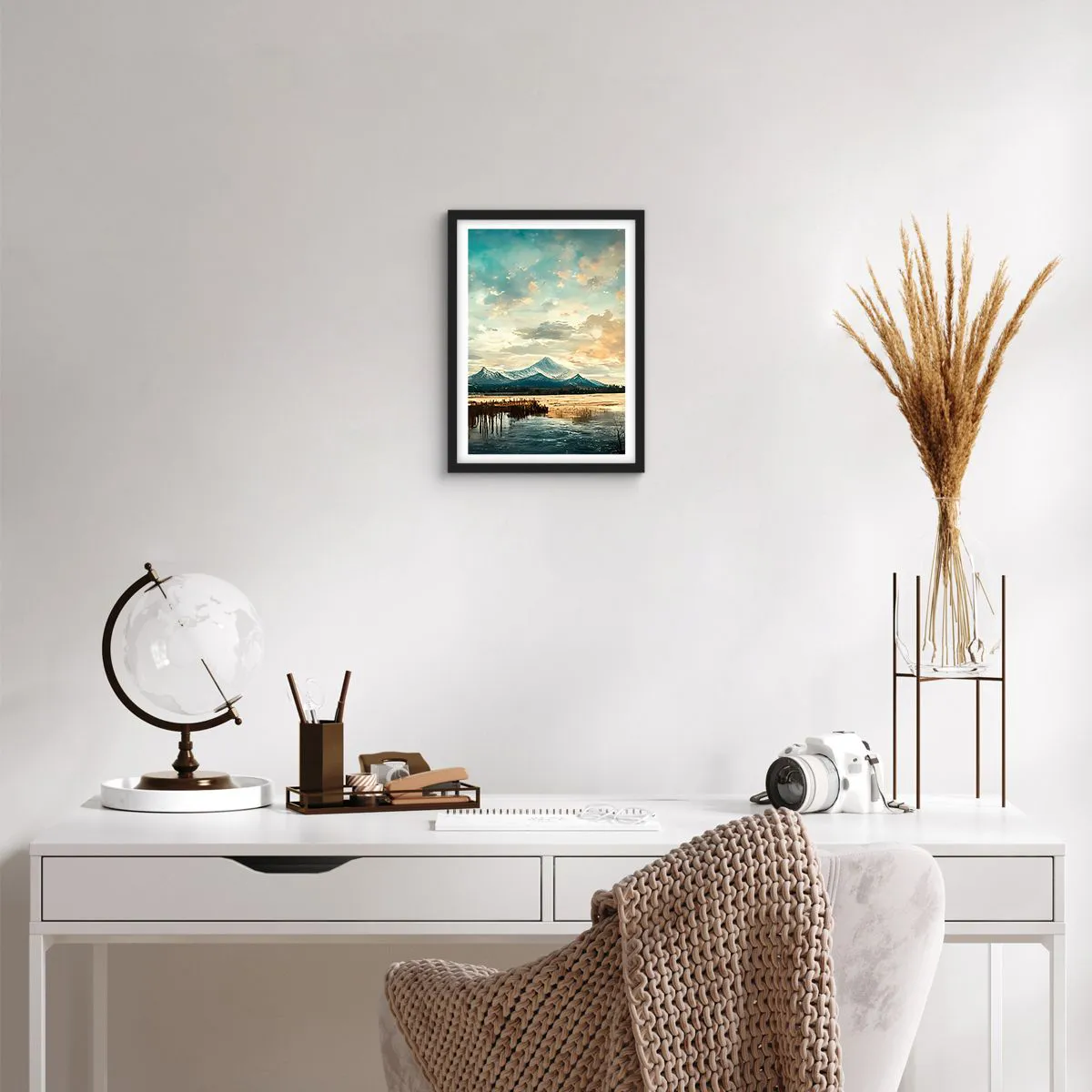 Poszter fehér keretben - Az ég védelme alatt - 30x40 cm